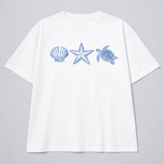 Seashell — Oversized  T-Shirt
