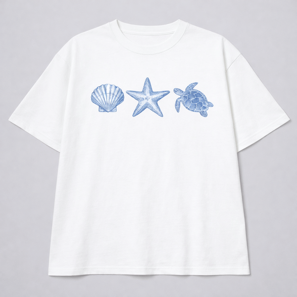 Seashell — Oversized  T-Shirt